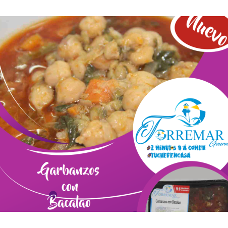 1 de Garbanzo con Bacalao - 1 Kilo