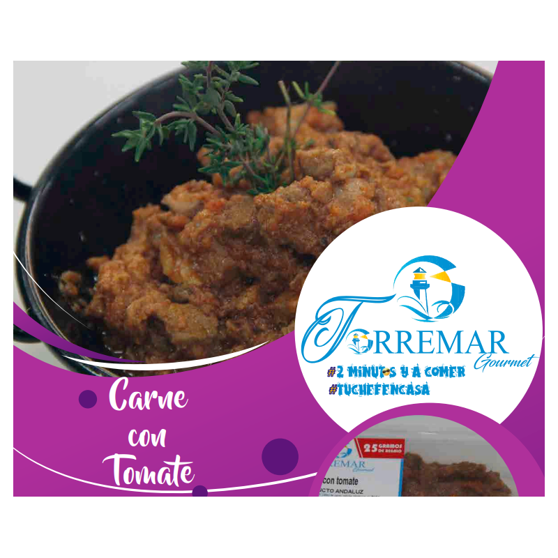 Carne Con Tomate - Tarrina de 300 gramos