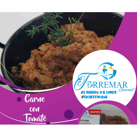 Carne Con Tomate - Tarrina de 300 gramos